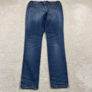 Buckle Black Jeans Mens 29x32 Blue Skinny Candiani Italian Denim Stretch